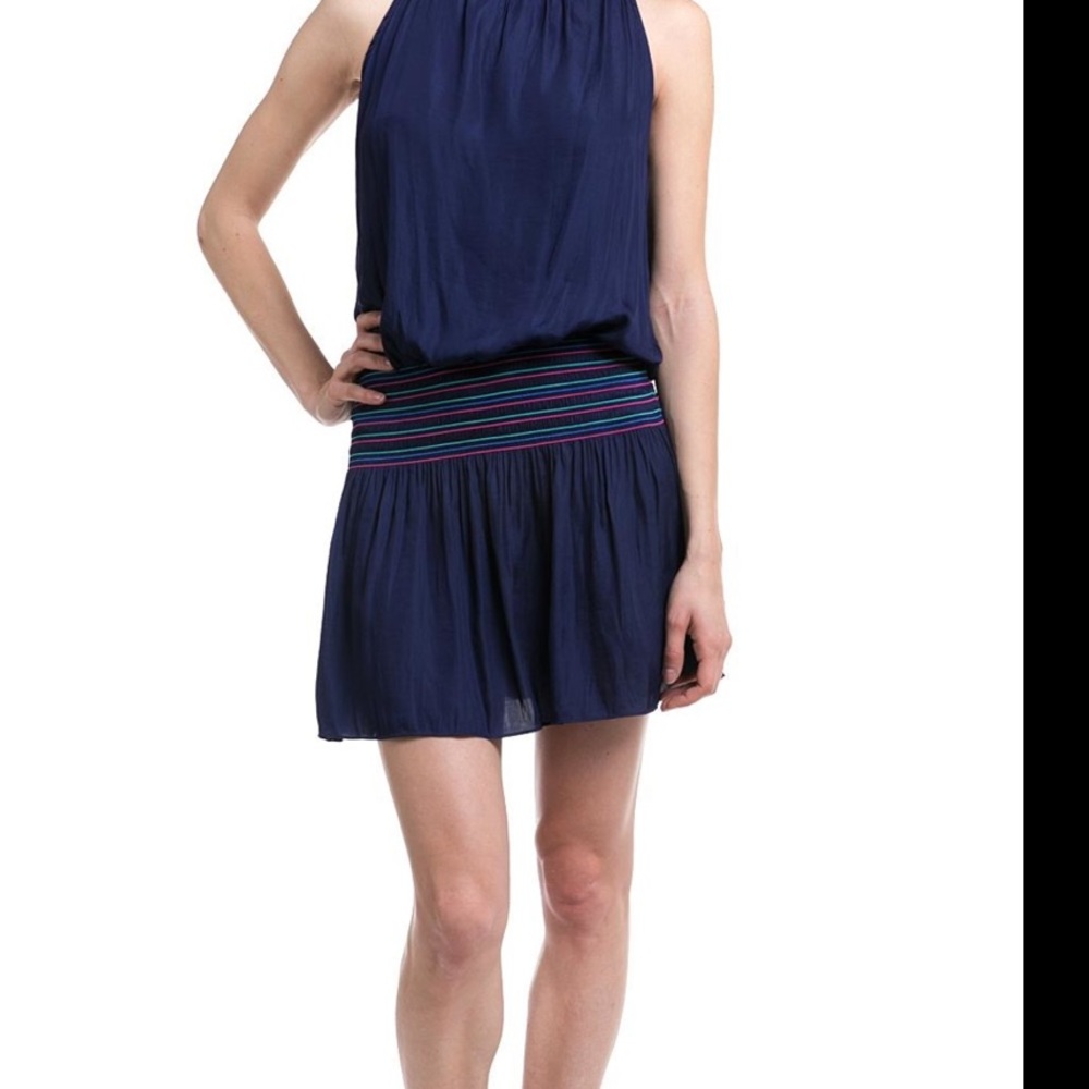 DO+BE mini dress with smocked waist and button back - Picture 3 of 7